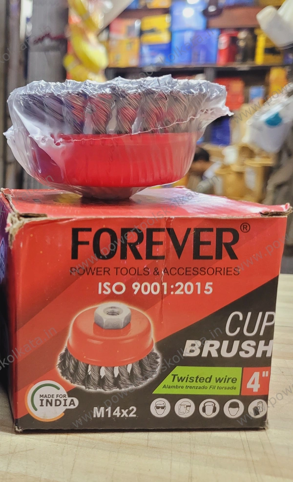 Forever Gold Wire Cup Brush Twist - 4" Twist
