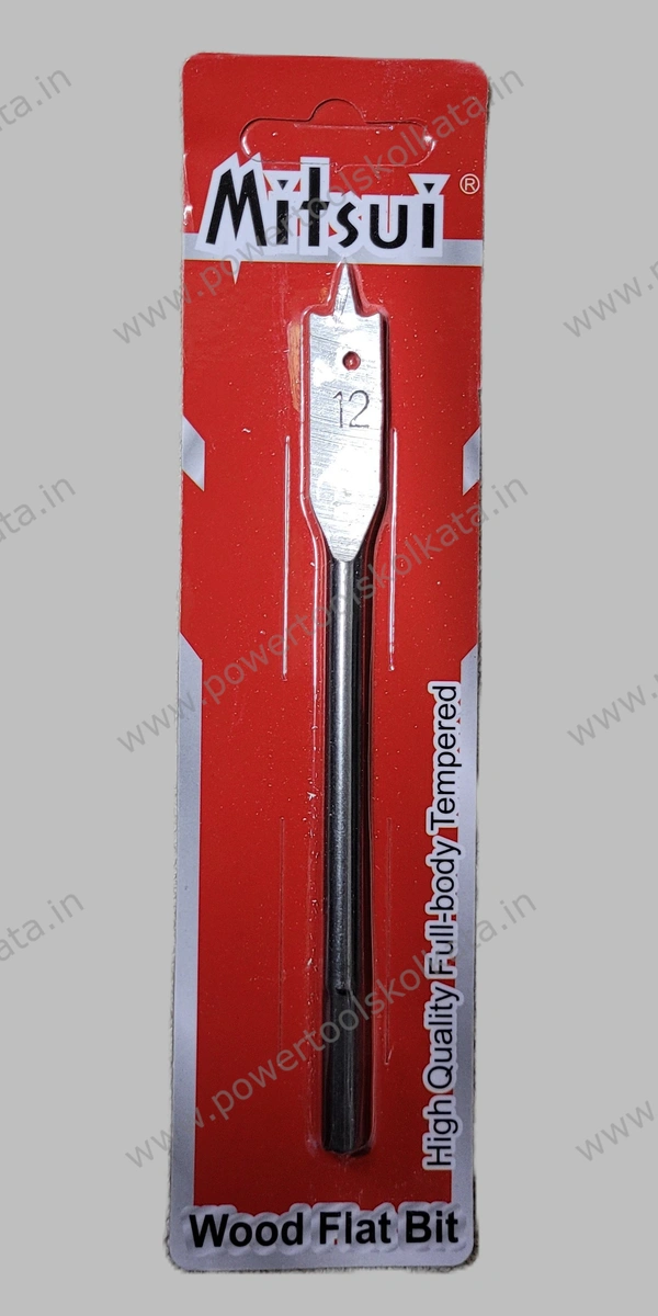 Mitsui Wood Flat Bit( Spade Drill Bit) - 12mm