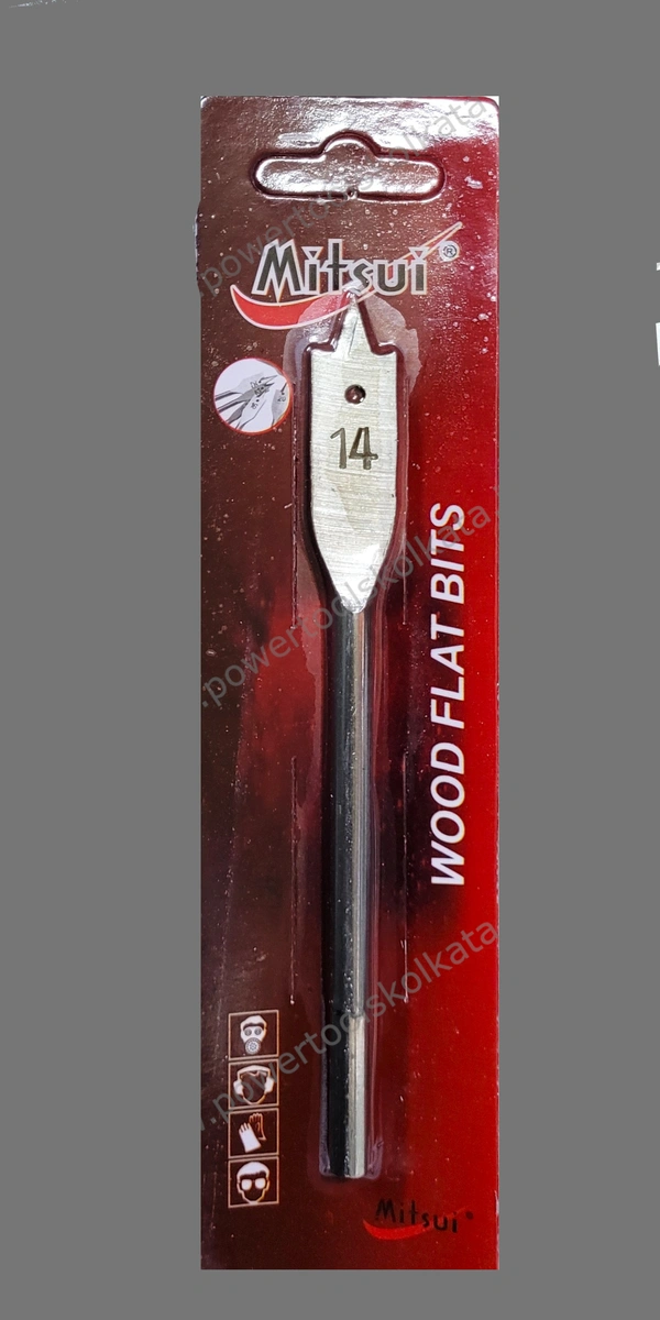 Mitsui Wood Flat Bit( Spade Drill Bit) - 14mm