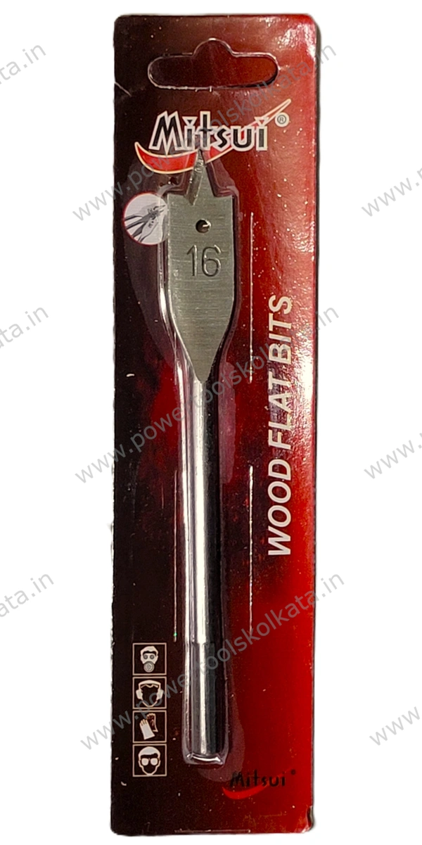 Mitsui Wood Flat Bit( Spade Drill Bit) - 16mm