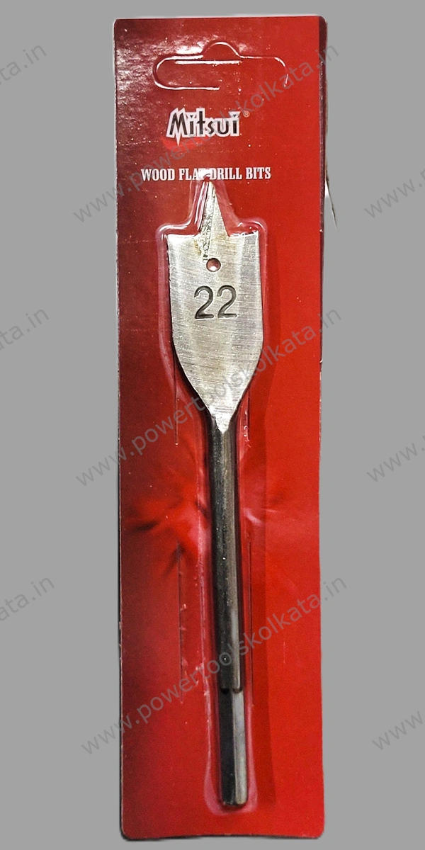 Mitsui Wood Flat Bit( Spade Drill Bit) - 22mm