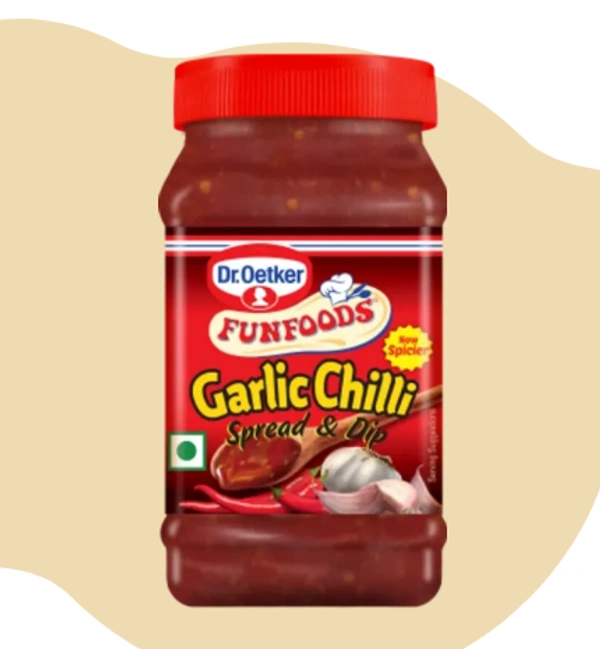 Dr. Oetker Garlic Chilli Spread & Dip - 250 Gm