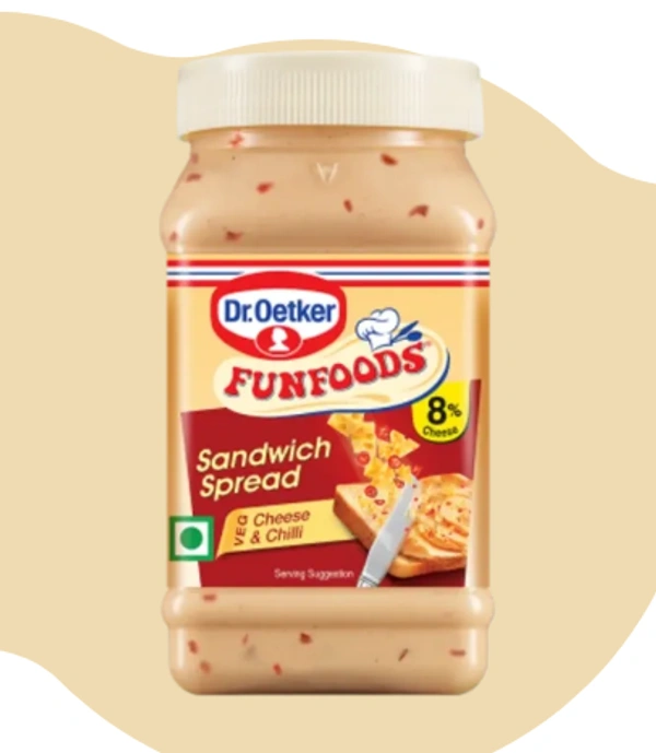 Dr. Oetker Sandwich Spread Veg Cheese & Chilli - 250 Gm