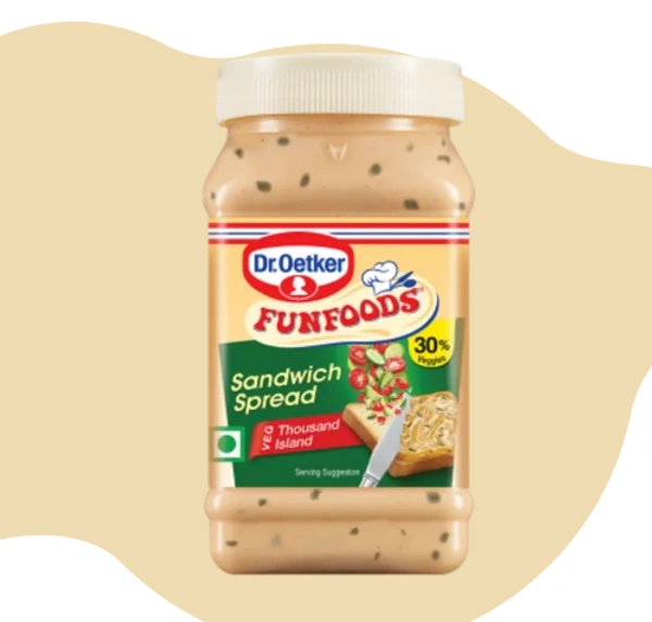 Dr. Oetker Sandwich Spread Veg Thousand Island - 250 Gm