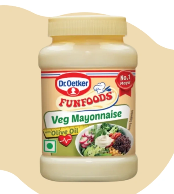 Dr. Oetker Veg Mayonnaise Olive Oil - 250 Gm