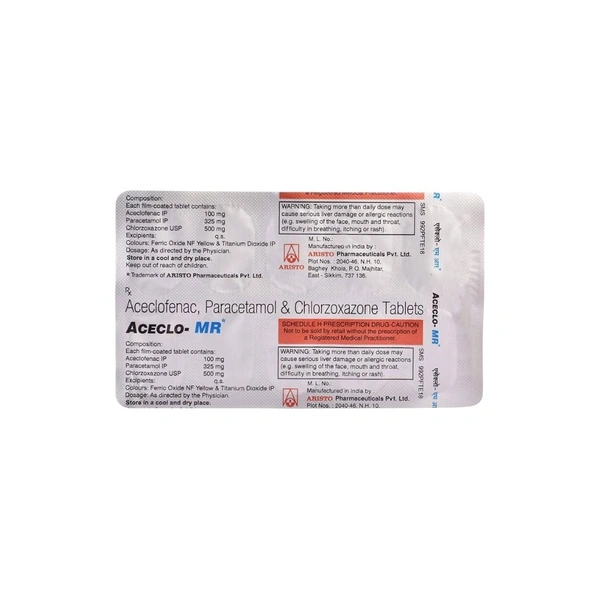 Rx ACECLO MR  - 1X10