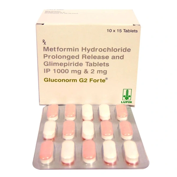  Rx GLUCONORM G2 FORTE  - 1X15
