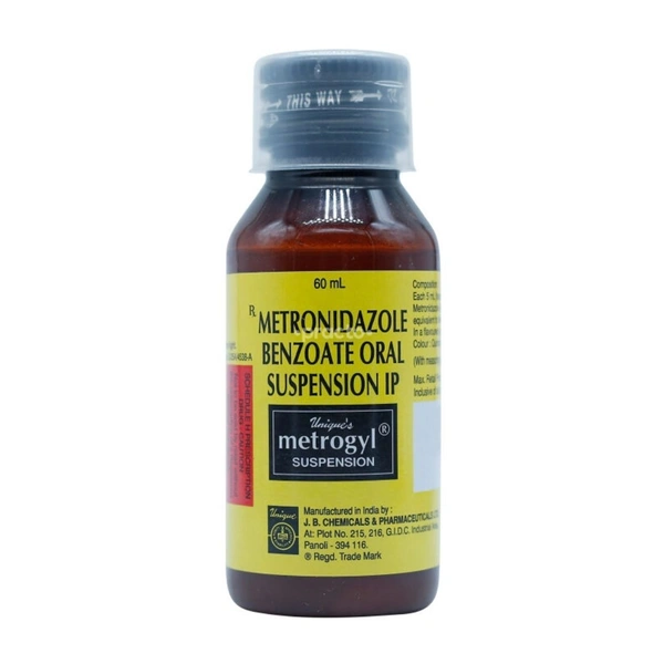 Rx METROGYL SUSPENSION 60ML - 60ML