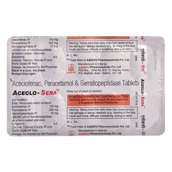 Rx ACECLO SERA  - 1X10