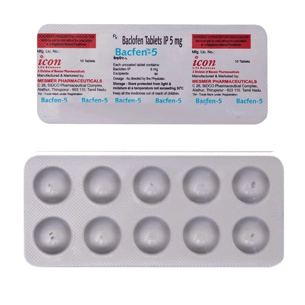 Rx BACFEN 5 - 1X10