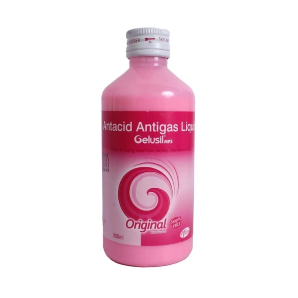 Rx GELUSIL MPS  ORIGINAL MINT FLAVOUR (SUGAR FREE) -200ML - 200ML