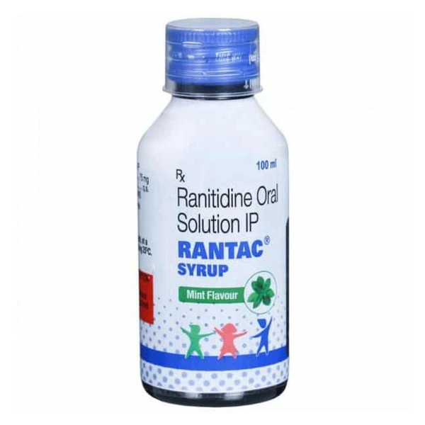 Rx RANTAC SYRUP MINT FLAVOUR - 100ML - 100ML