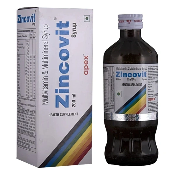 Rx ZINCOVIT SYRUP-200ML - 200ML