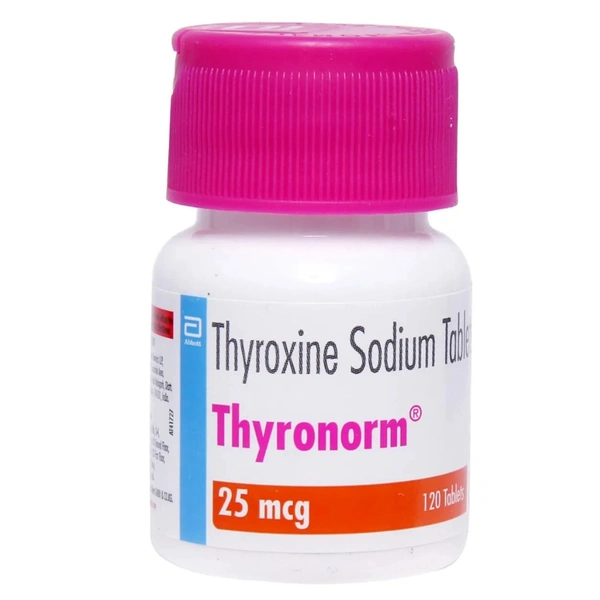 Rx THYRONORM 25MCG-120 TABLETS - 120 TABLETS