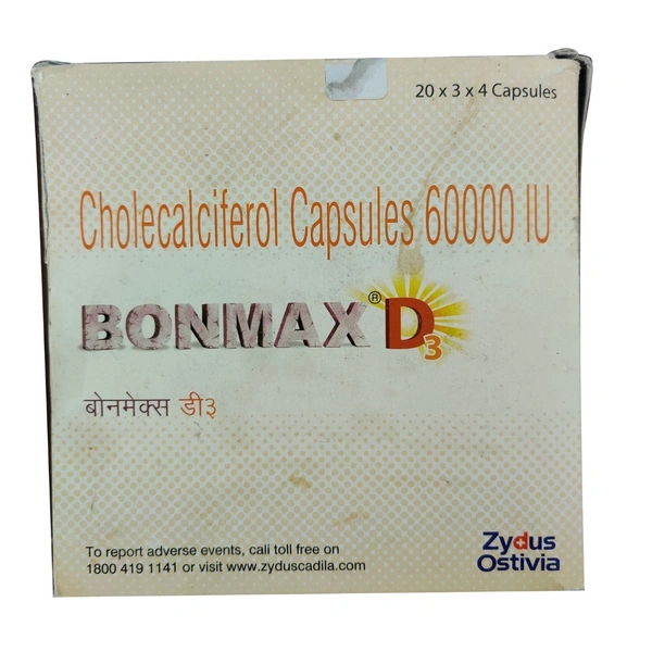Rx BONMAX D3 - 1X4 CAPSULES - 1X4