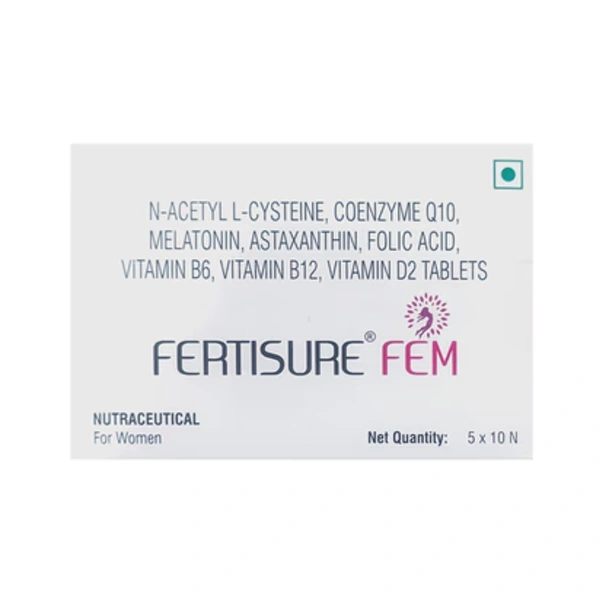 Rx FERTISURE FEM-1X10 TABLETS - 1X10 TABLETS