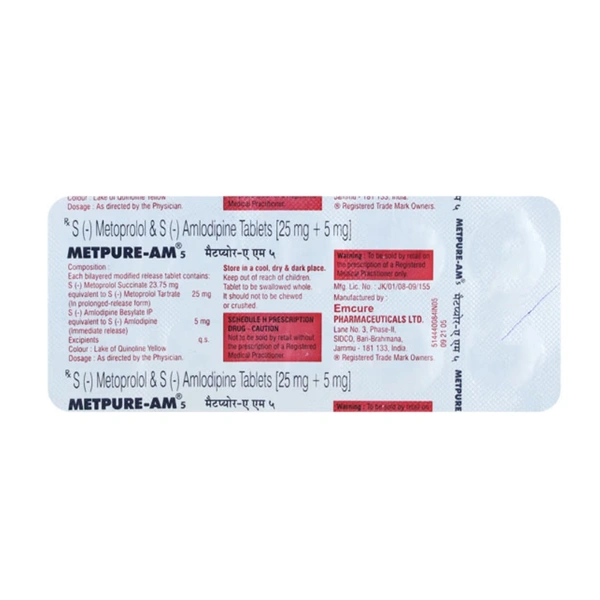Rx METPURE AM 5 - 1X10 TABLETS - 1X10 TABLETS