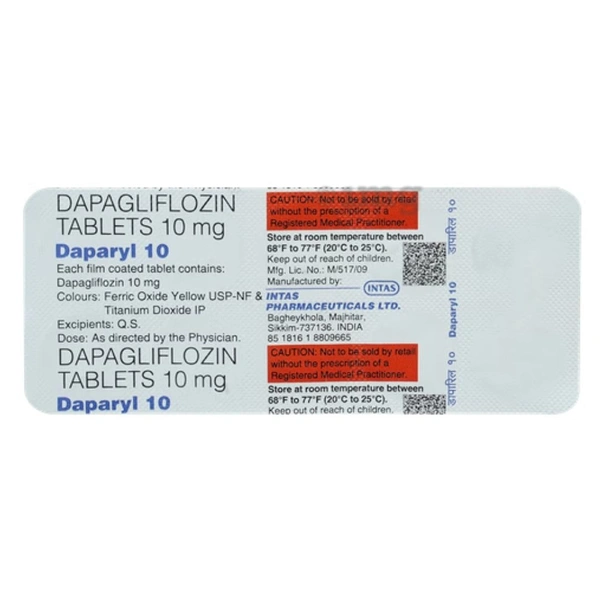 Rx DAPARYL 10 - 1X10