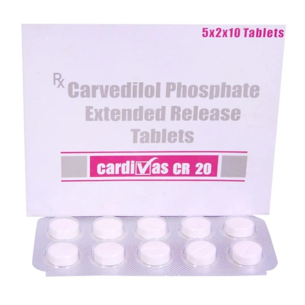 Rx CARDIVAS CR 20 - 1X10