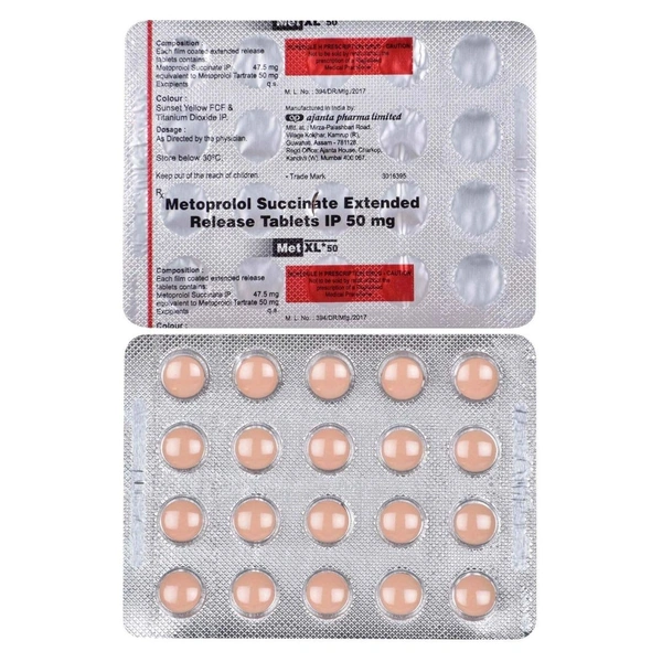  Rx MET XL 50 - 1X20