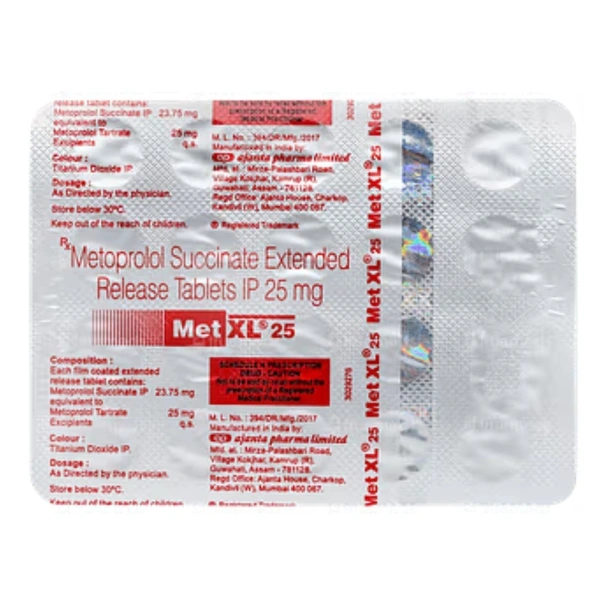  Rx MET XL 25 - 1X20