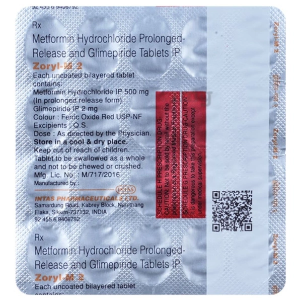  Rx ZORYL M2 - 1X20