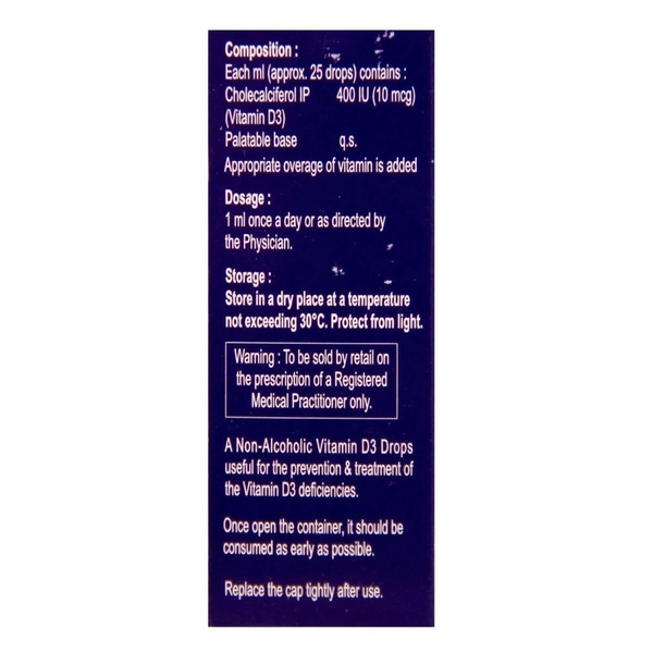 Rx D3 MUST DROPS  - 15 ML