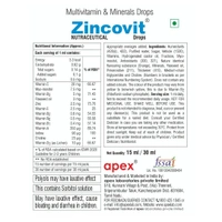 Rx ZINCOVIT DROPS  15ML - 15 ML