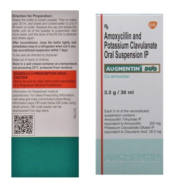 Rx AUGMENTIN DUO SUSPENSION 30ML - 30ML