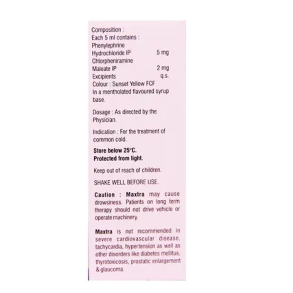 Rx MAXTRA SYRUP 60ML - 60 ML