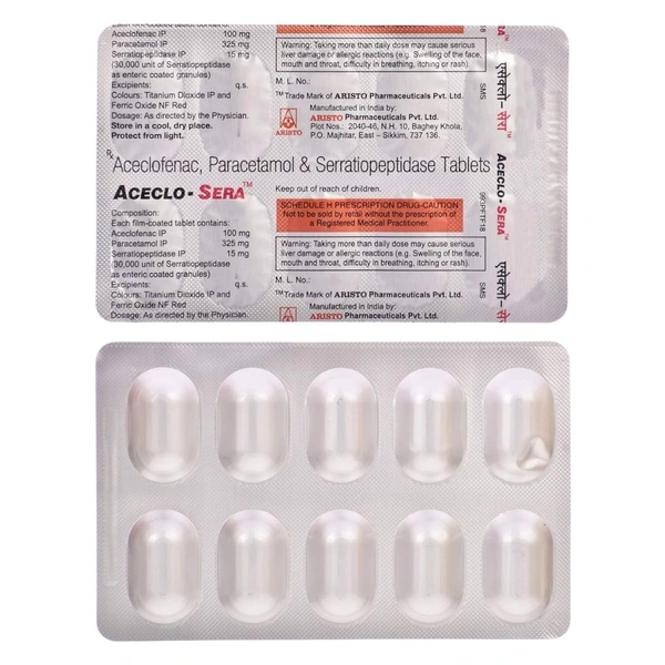 Rx ACECLO SERA  - 1X10