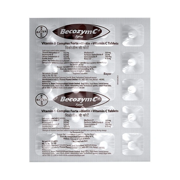 Rx BECOZYME C FORTE - 1X20