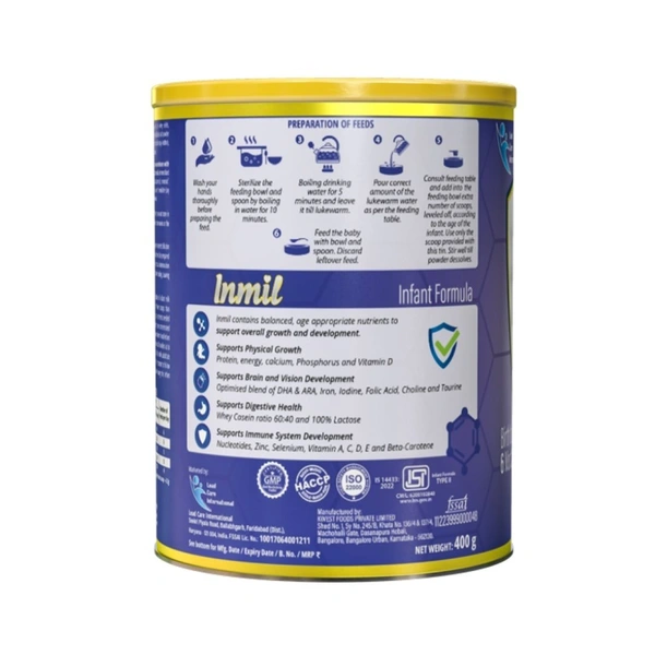 INMIL STAGE 1 400GMS - 400 GMS