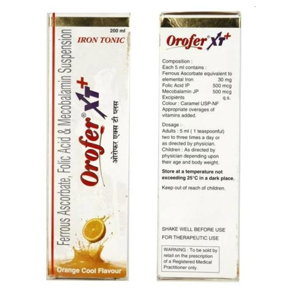 Rx OROFER XT PLUS SYRUP 200ML - 200 ML