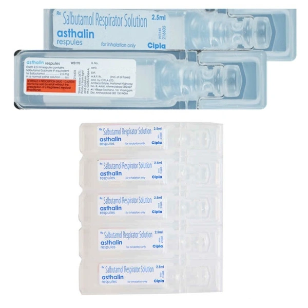 Rx ASTHALIN RESPULES 2.5ML -1X5 - 1X5-2.5ML