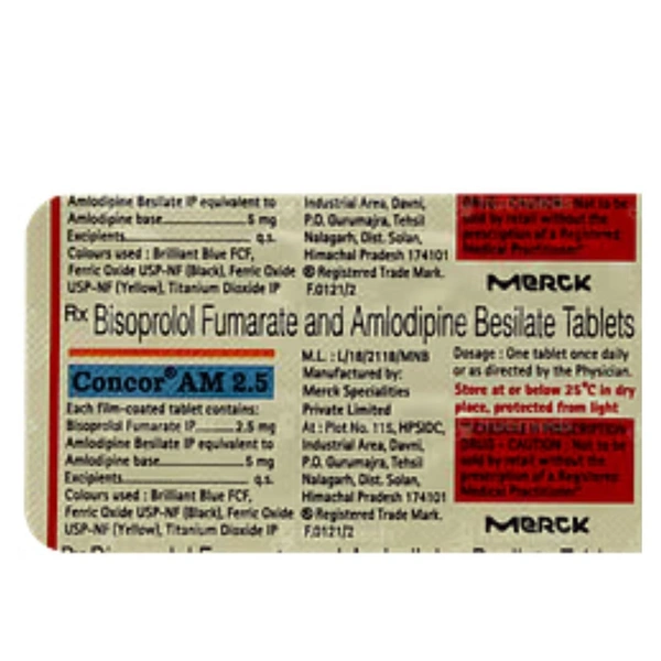 Rx CONCOR AM 2.5 - 1X10