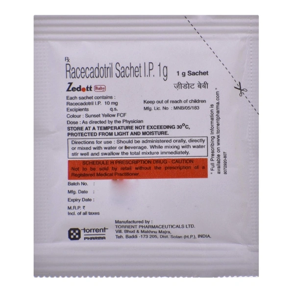 Rx ZEDOTT BABY  SACHET-1GM  - 1GM