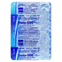 Rx DOLO 500-1X15 TABLETS - 1X15 TABLETS