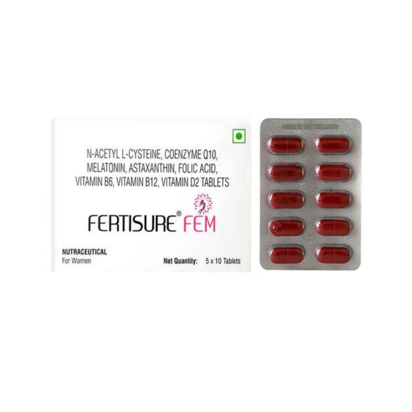Rx FERTISURE FEM-1X10 TABLETS - 1X10 TABLETS