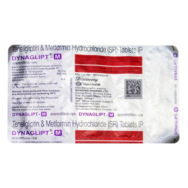 Rx DYNAGLIPT M  - 1X10