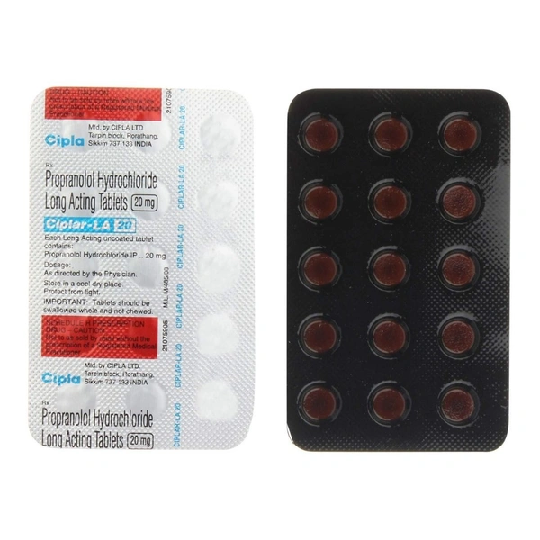 Rx CIPLAR LA 20 - 1X15