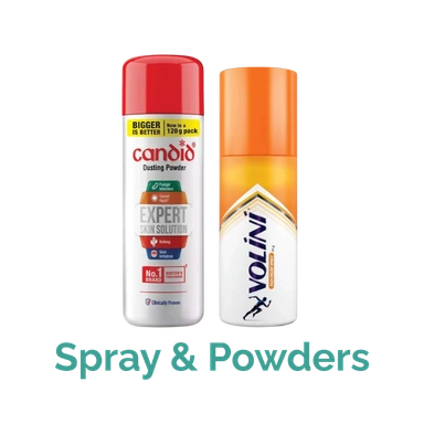 SPRAY,POWDERS AND DROPS