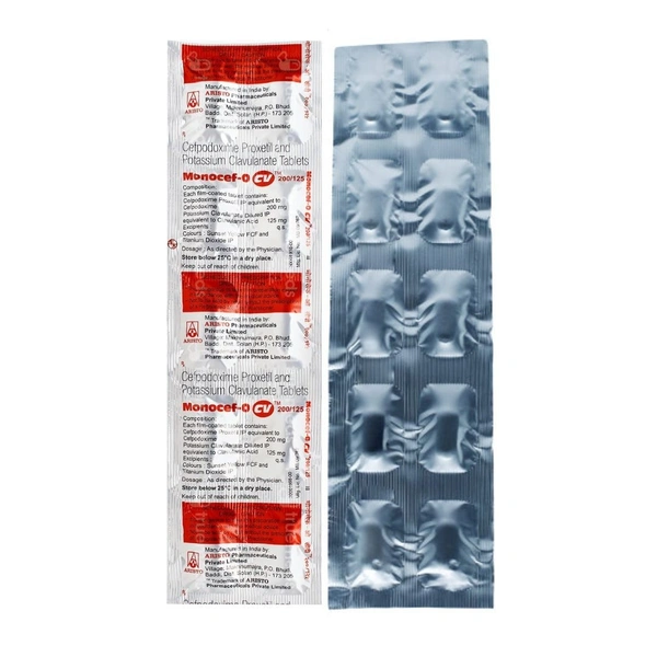  Rx MONOCEF CV O 200 - 1X10