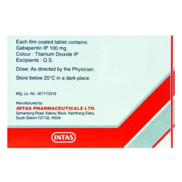  Rx GABAPIN 100 - 1X15
