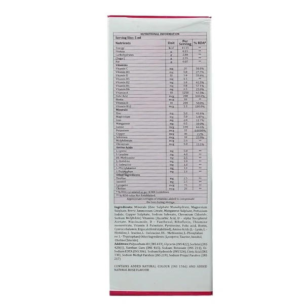 Rx MOKTEL SYRUP - 200ML