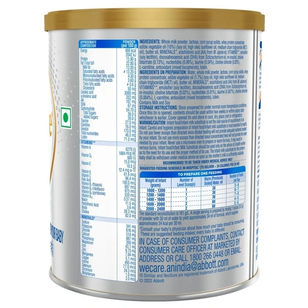Rx SIMILAC NEOSURE - 400GMS