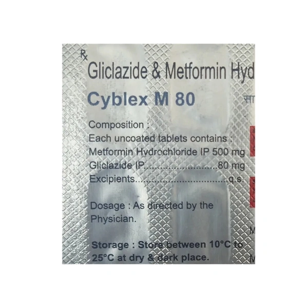Rx CYBLEX M 80-1X15 TABLETS - 1X15 TABLETS