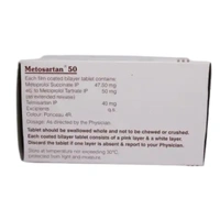 Rx METOSARTAN 50-1X10 TABLETS - 1X10 TABLETS
