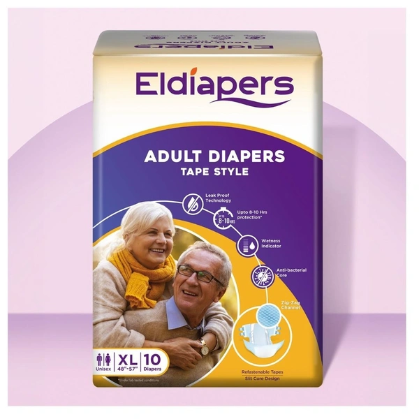 ADULT DAIPERS XTRA LARGE - TAPE STYLE - XTRA LARGE