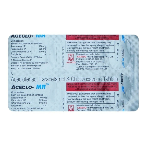 Rx ACECLO MR - 1X10 - 1X10